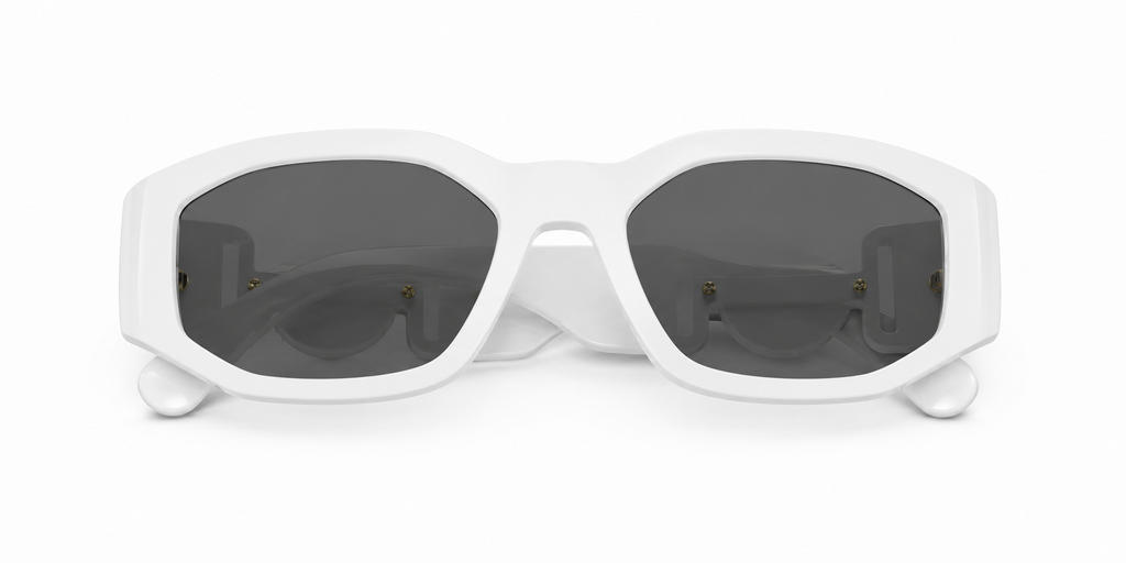 Versace White Medusa Biggie Sunglasses