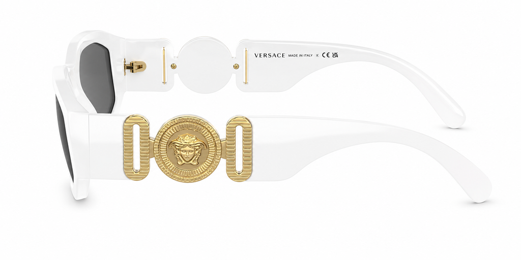 Versace White Medusa Biggie Sunglasses
