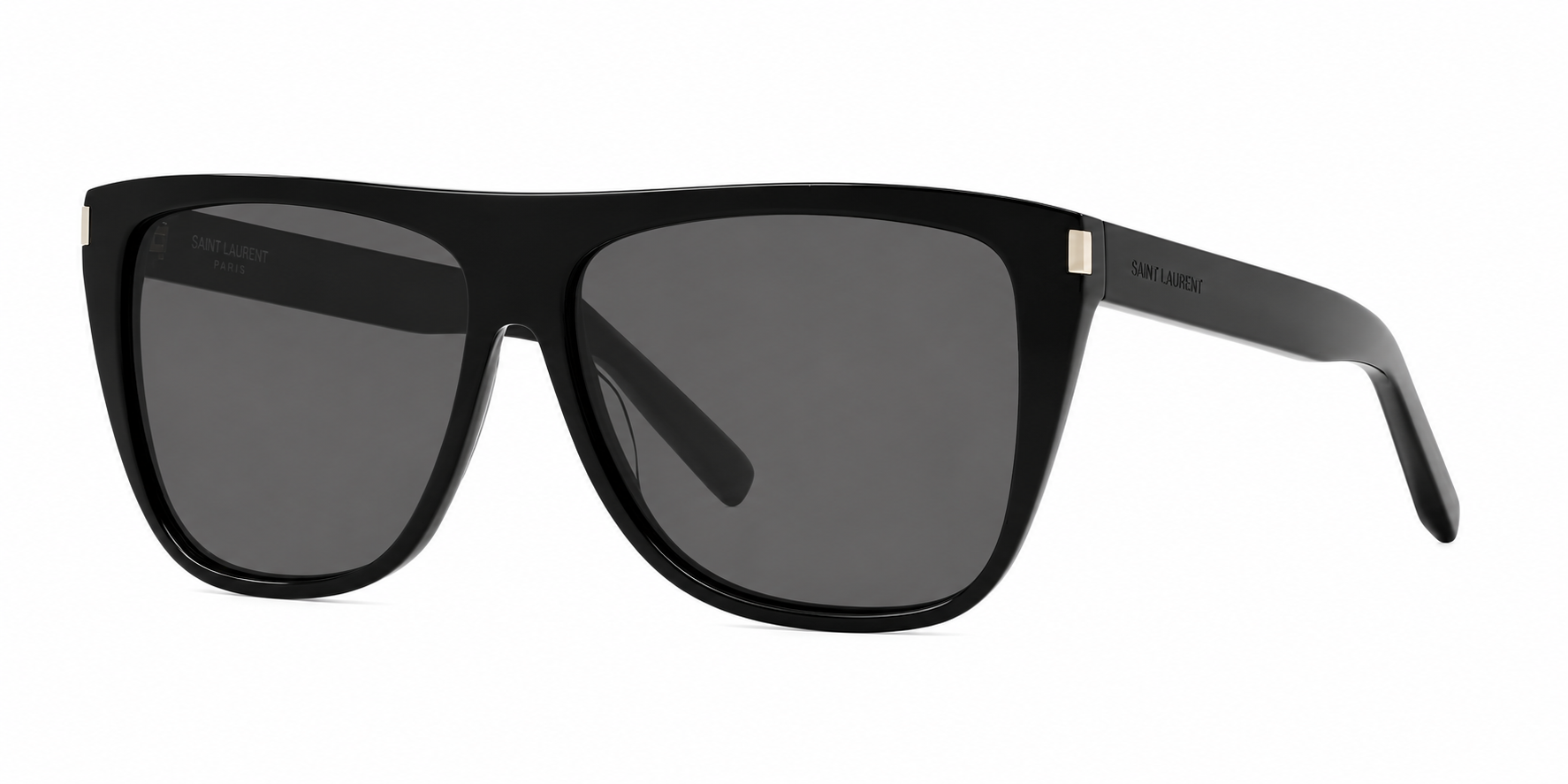 Saint Laurent SL 1 K Black Rectangle Sunglasses