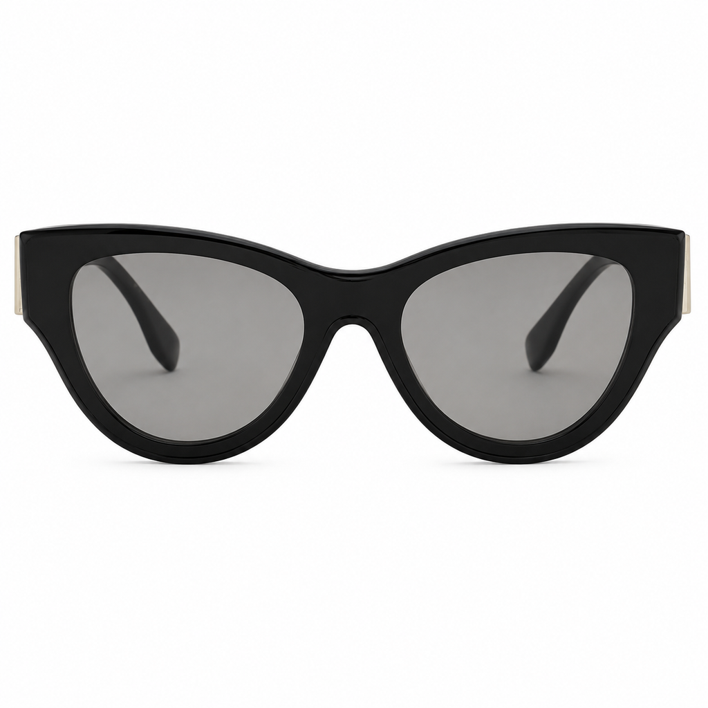 Fendi FE40135I Black Cat Eye Sunglasses