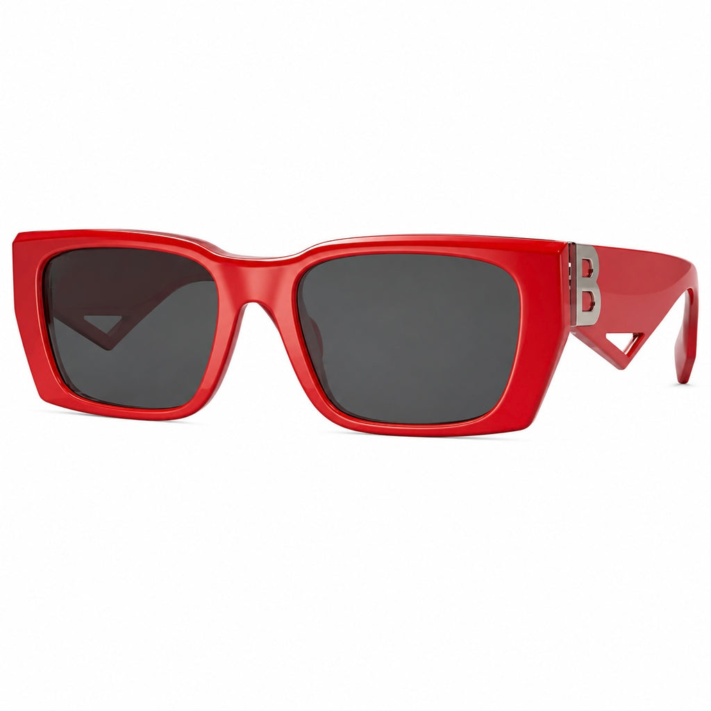 Burberry Poppy BE4336 Red Rectangle Sunglasses