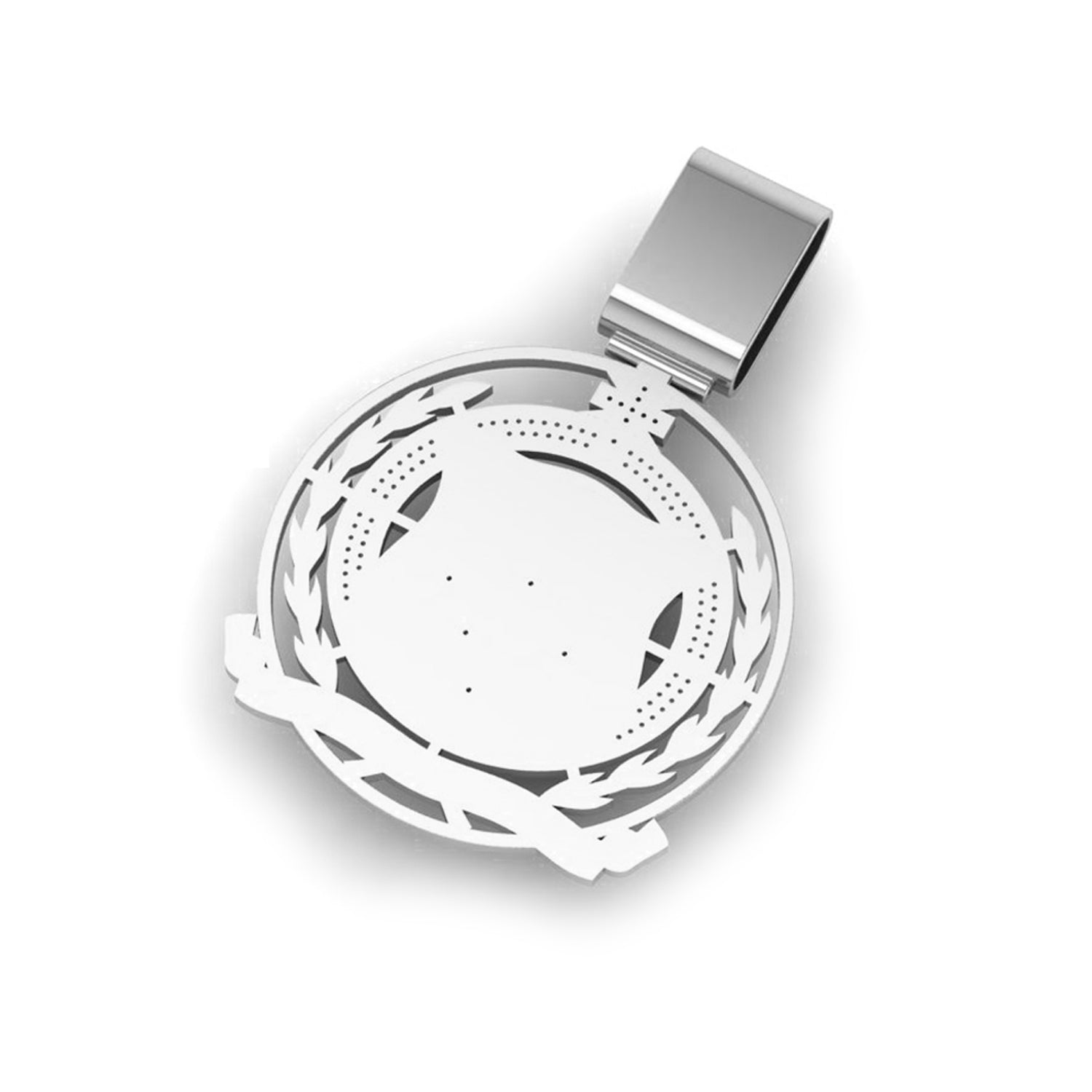 Samoan Large Sterling Silver Pendant