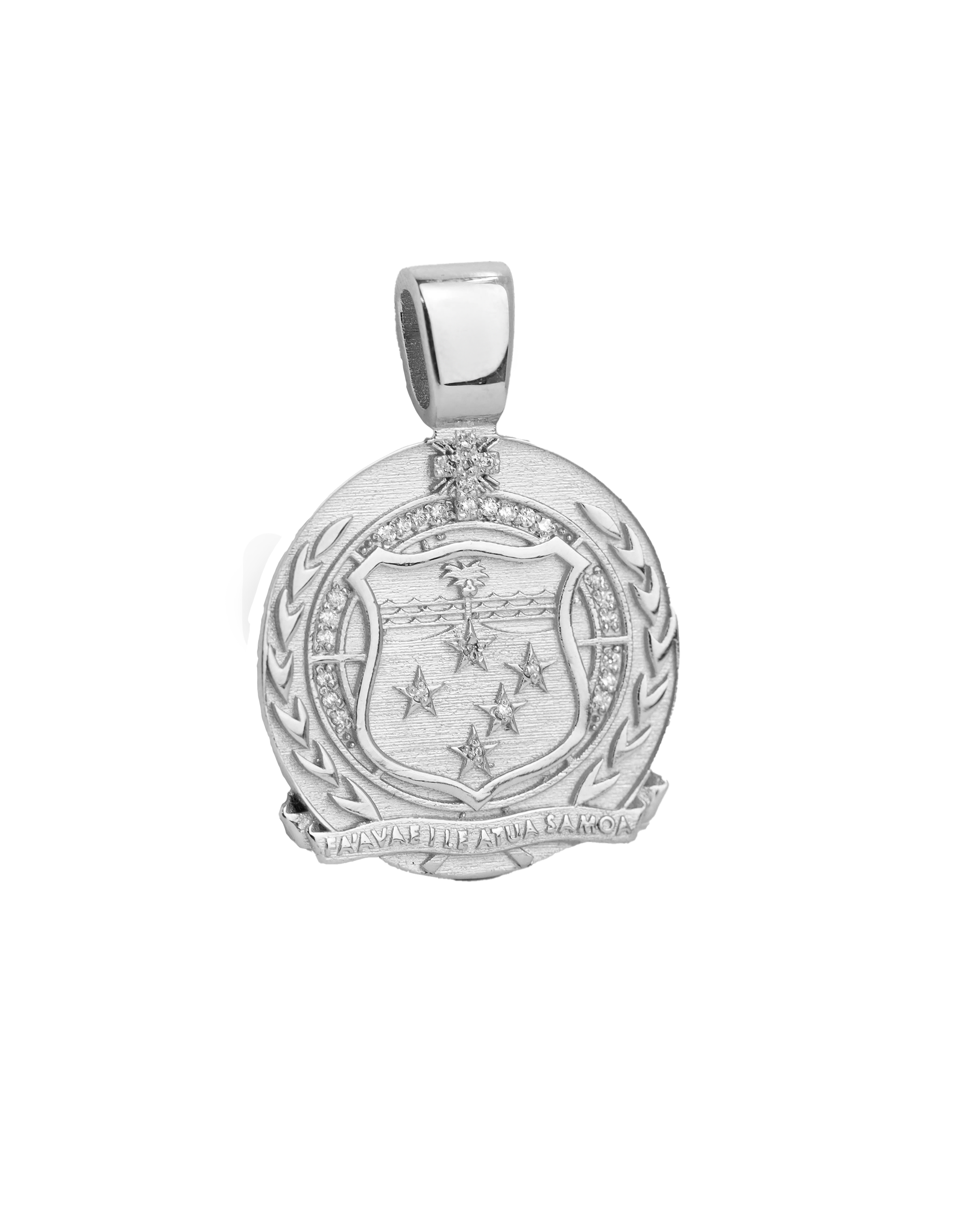 Sterling Silver Samoan Pendant Cutout