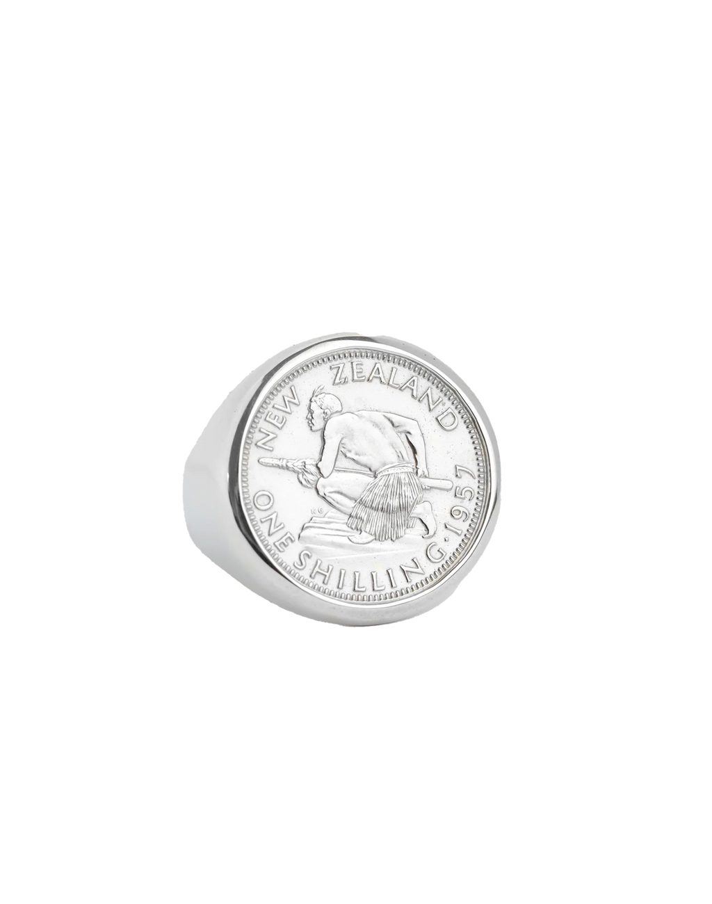 Sterling Silver Shilling Coin Ring