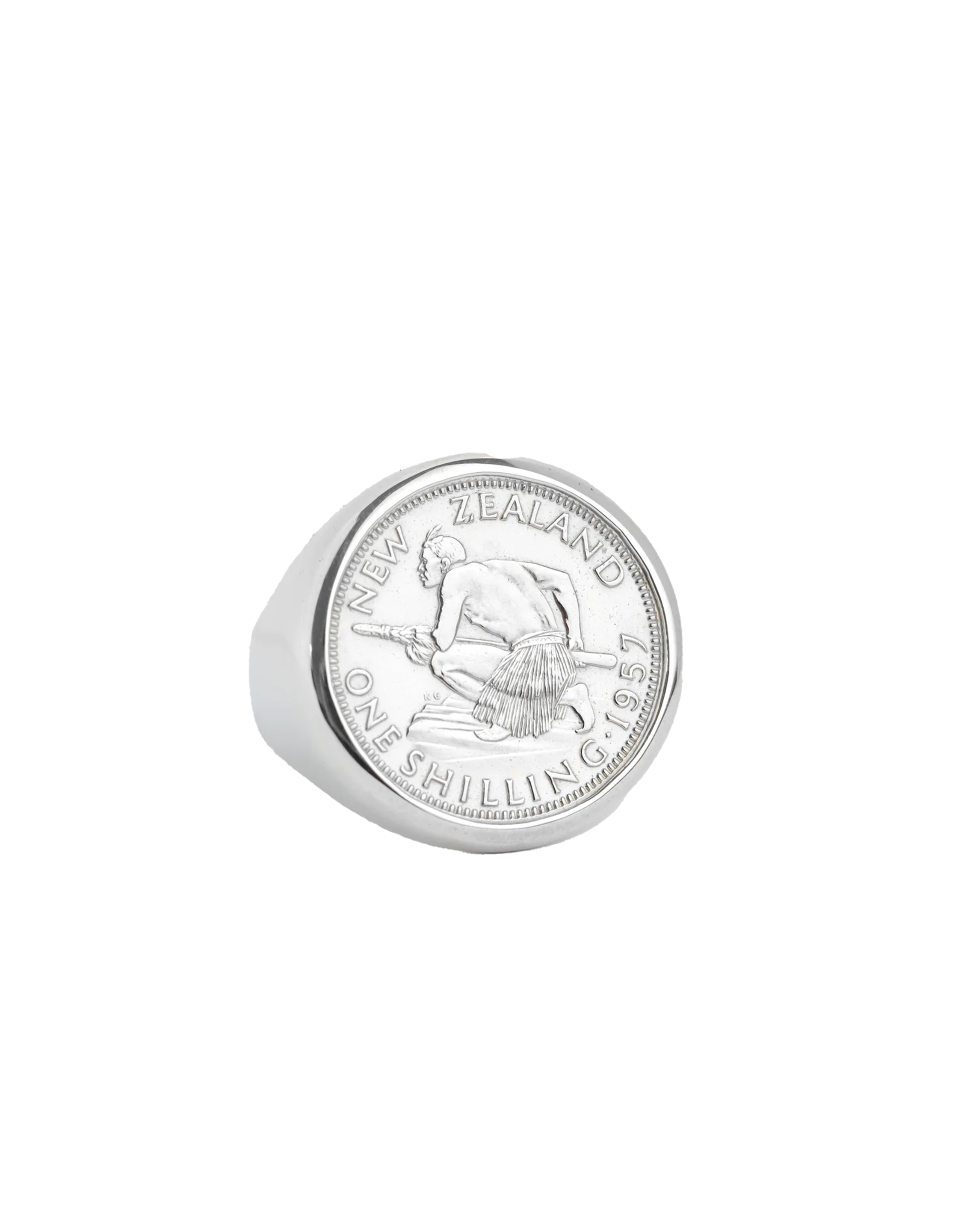 Sterling Silver Shilling Coin Ring