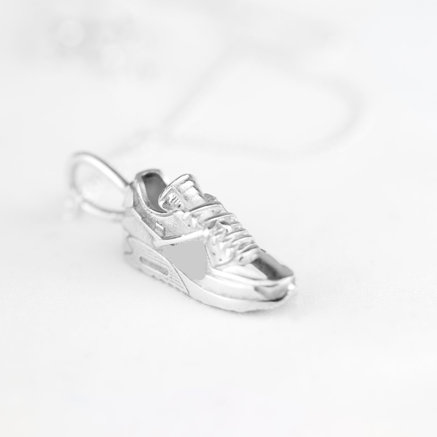 90 Shoe Silver Pendant + Chain