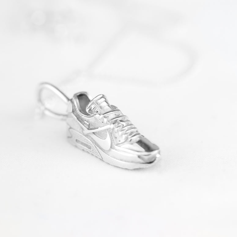 90 Shoe Silver Pendant + Chain
