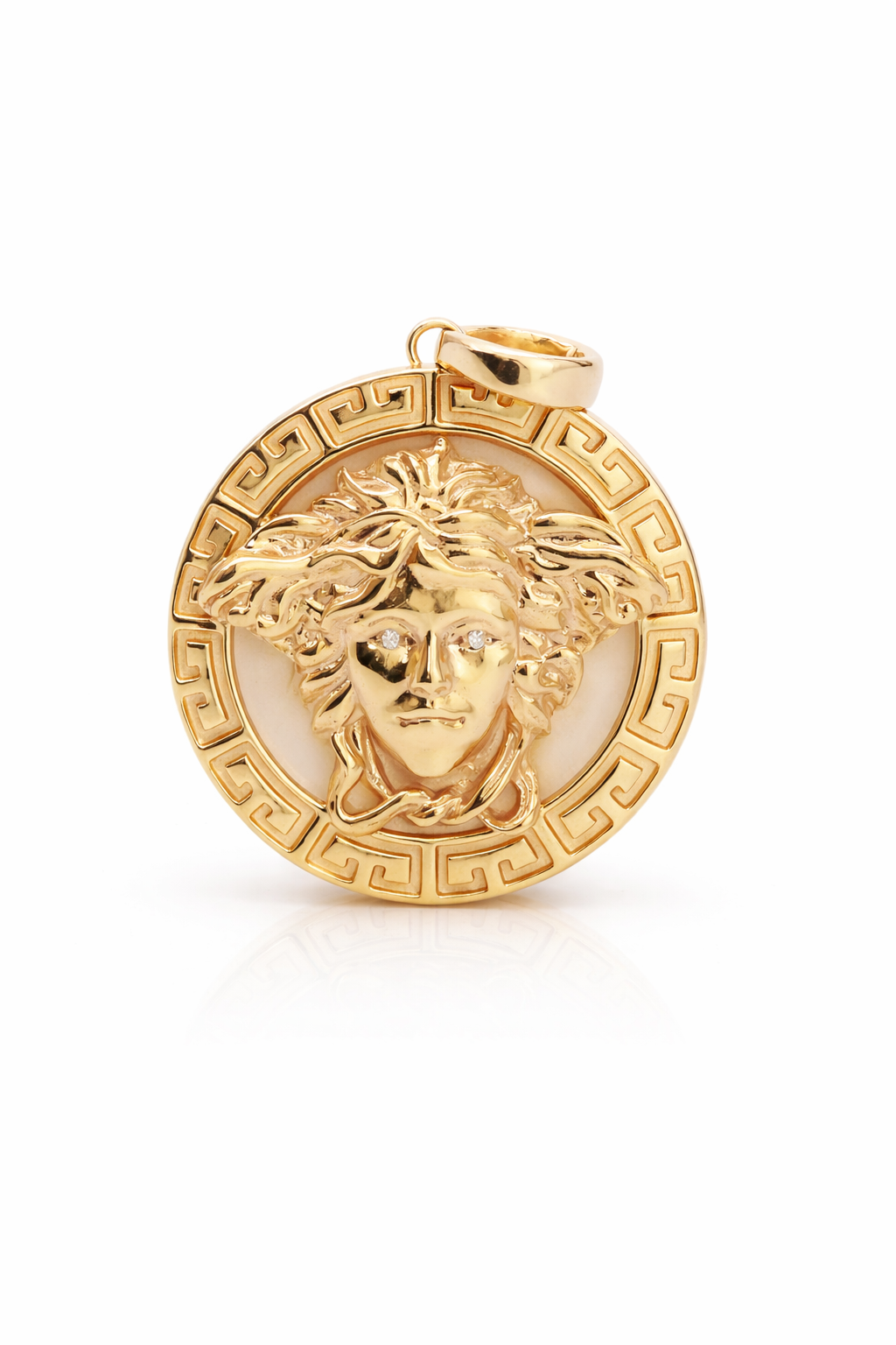 9ct Gold Mythology Medusa Pendant