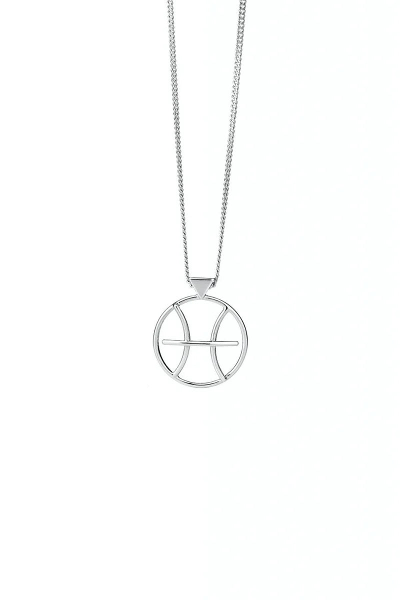 Karen Walker Sterling Silver Pisces Necklace