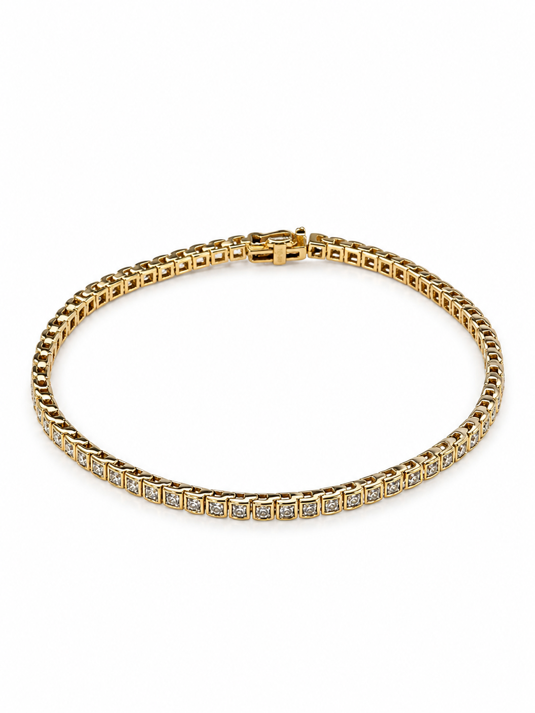 10ct Tennis Bracelet With Natural Diamonds