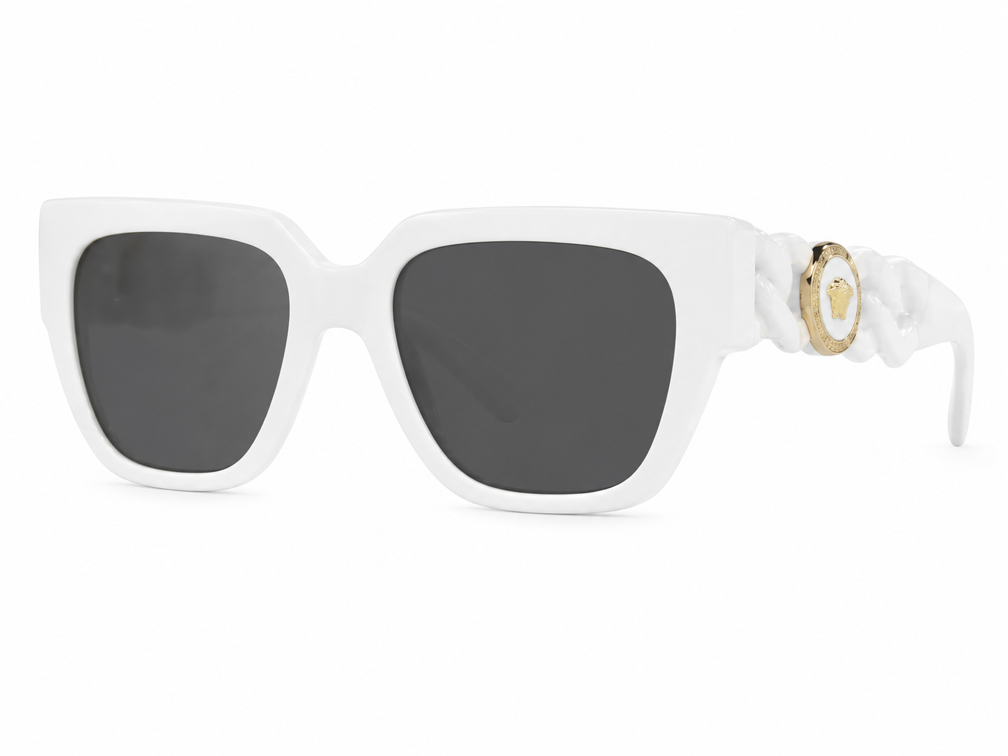 Versace White Twist Frame Sunglasses MOD.4409– 314/87