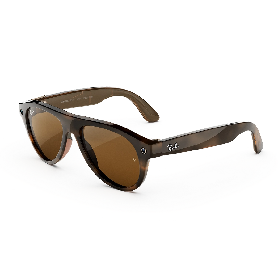 Ray-Ban Meta Gen 3 Aviator Havana B15 / Brown official product image