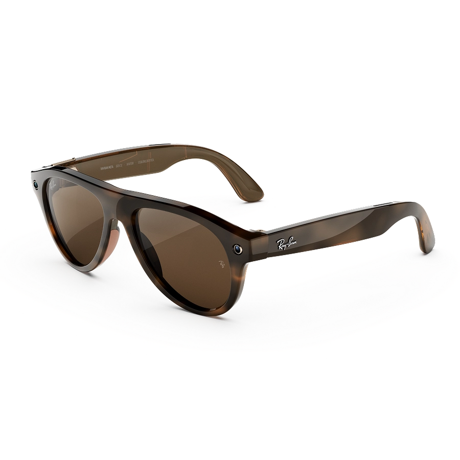 Ray-Ban Meta Gen 3 Aviator Havana / Transitions Brown official product image