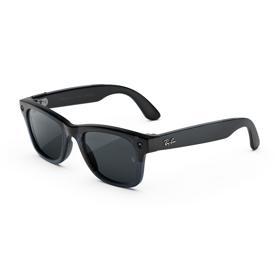 Ray-Ban Meta Gen 3 Wayfarer Transparent Matte Ocean Blue / Transitions Grey official product image