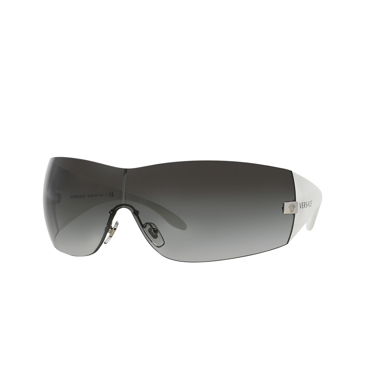 Versace 0VE2054 sunglasses in Silver with Grey gradient blue lenses