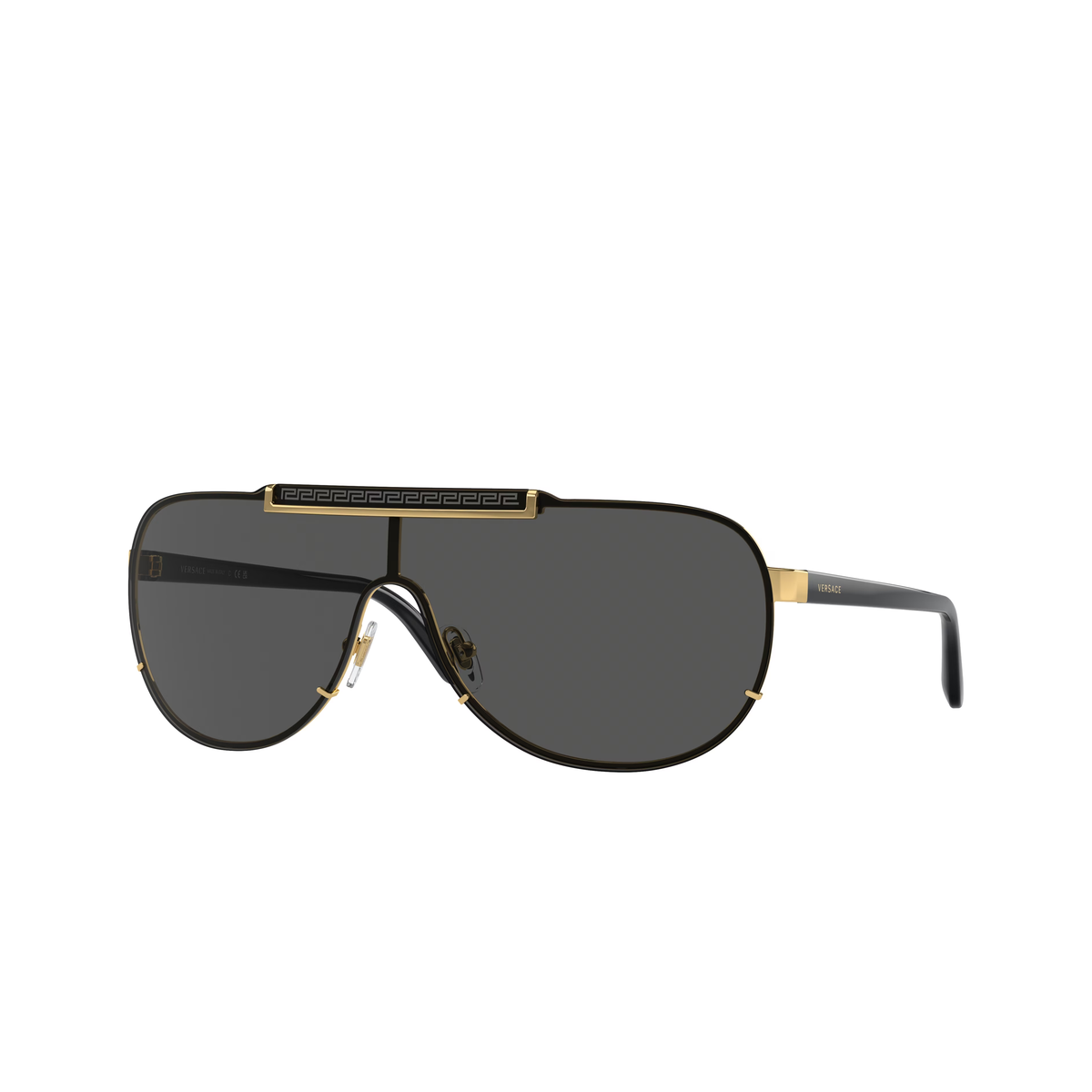 Versace 0VE2140 sunglasses in Gold with Dark grey lenses