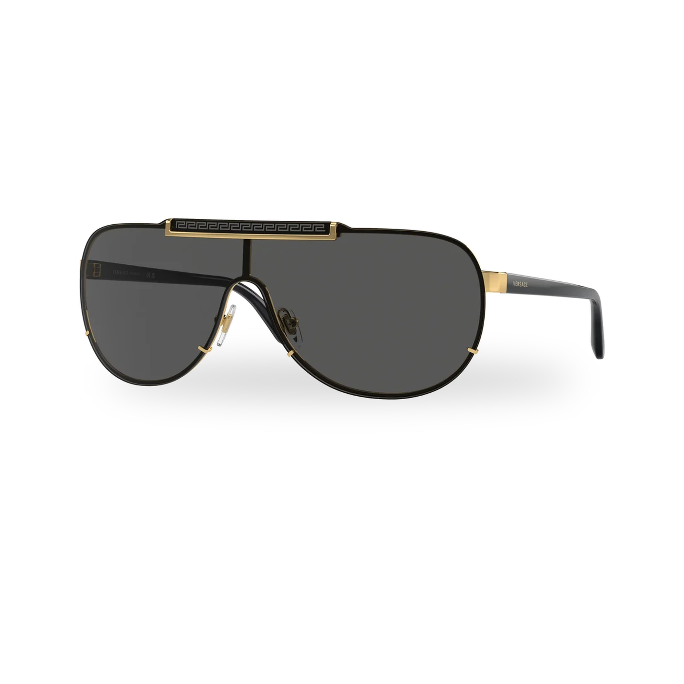 Versace 0VE2140 sunglasses in Gold with Dark grey lenses - transparent product photo with soft shadow