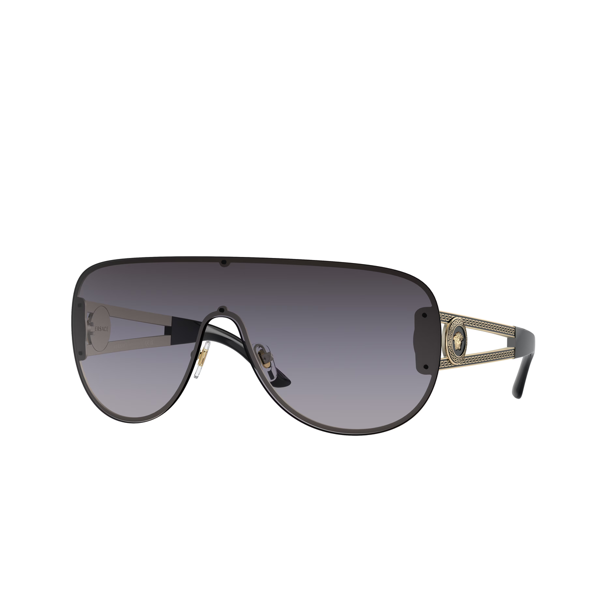 Versace 0VE2166 sunglasses in Pale gold with Light grey gradient dark blue lenses