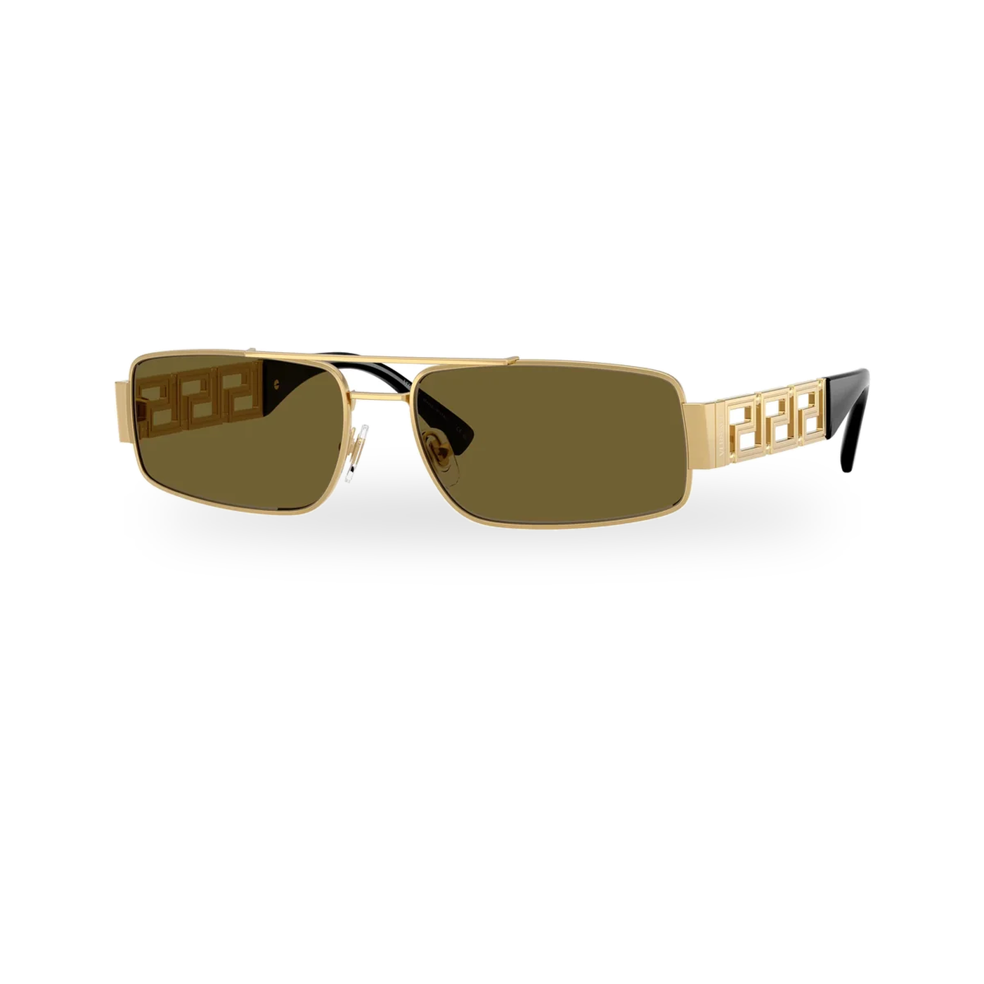 Versace 0VE2257 sunglasses in Gold with Dark brown lenses - transparent product photo with soft shadow