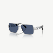 Silver / Dark blue