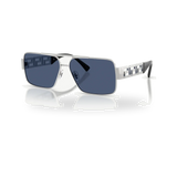 Silver / Dark blue
