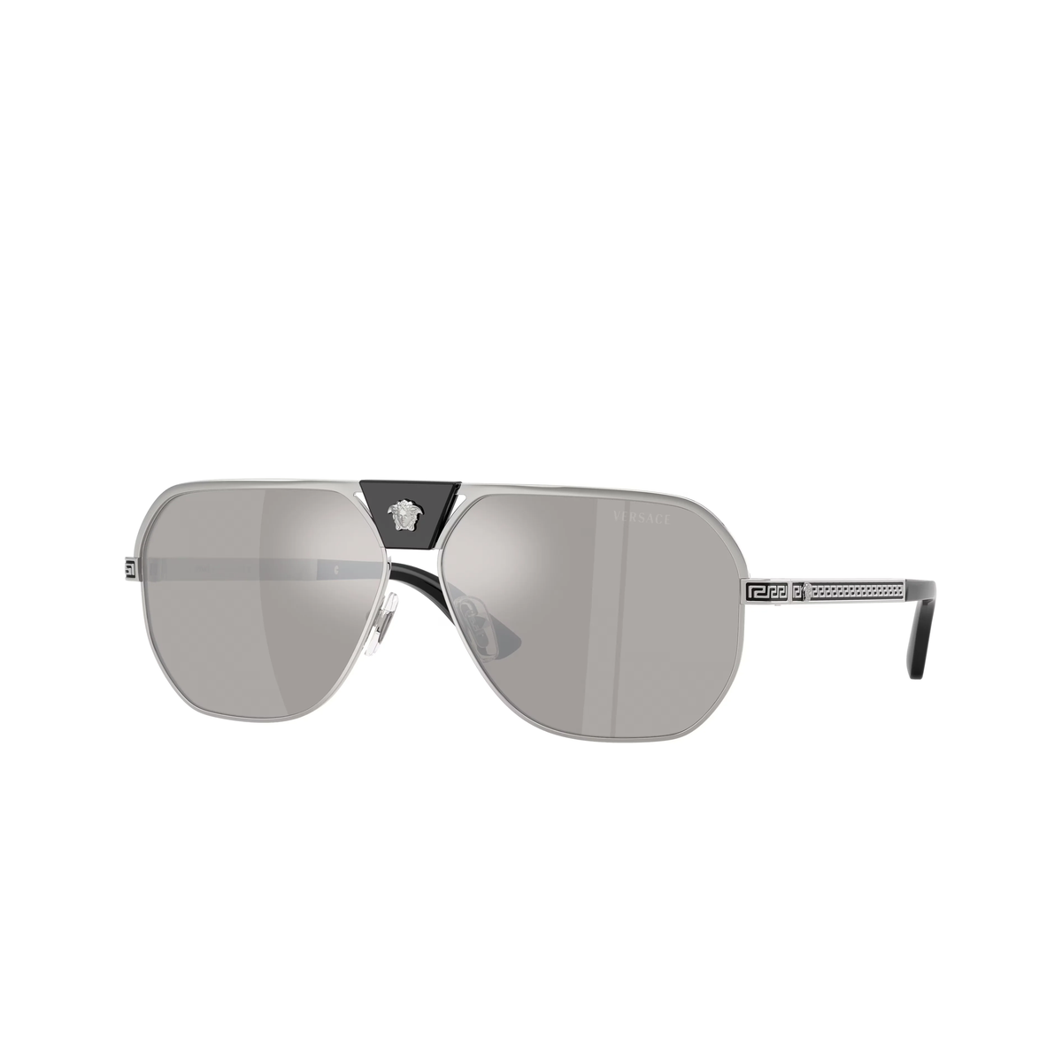 Versace 0VE2294 sunglasses in Silver with Light grey mirror silver lenses