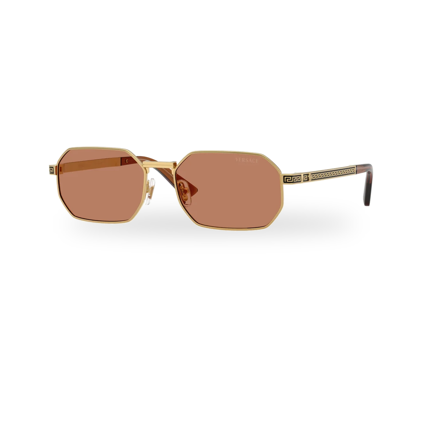 Versace 0VE2297 sunglasses in Gold with Brown lenses - transparent product photo with soft shadow