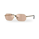 Pale gold / Light pink mirror silver