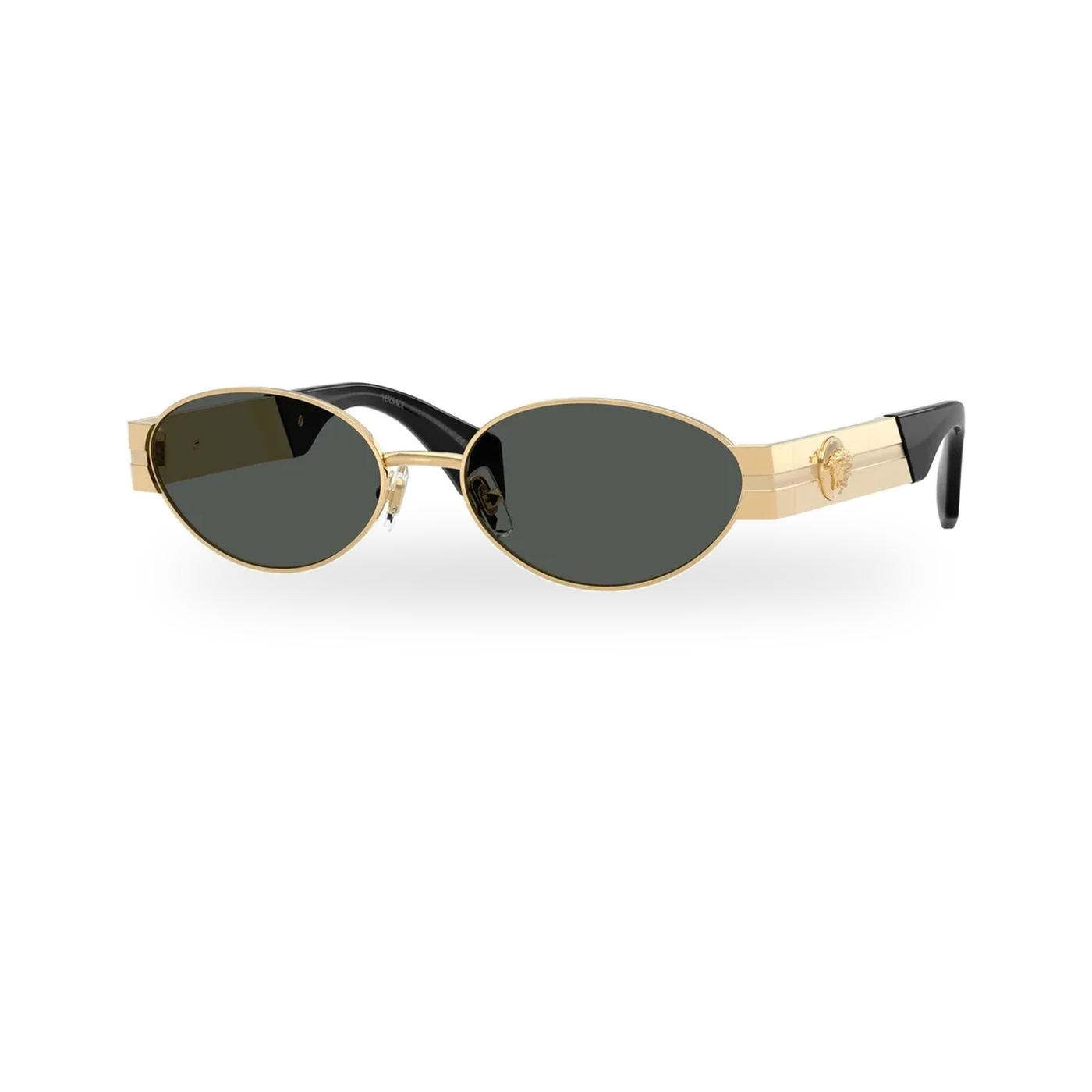 Versace 0VE2301 sunglasses in Gold Versace with Dark grey lenses - transparent product photo with soft shadow