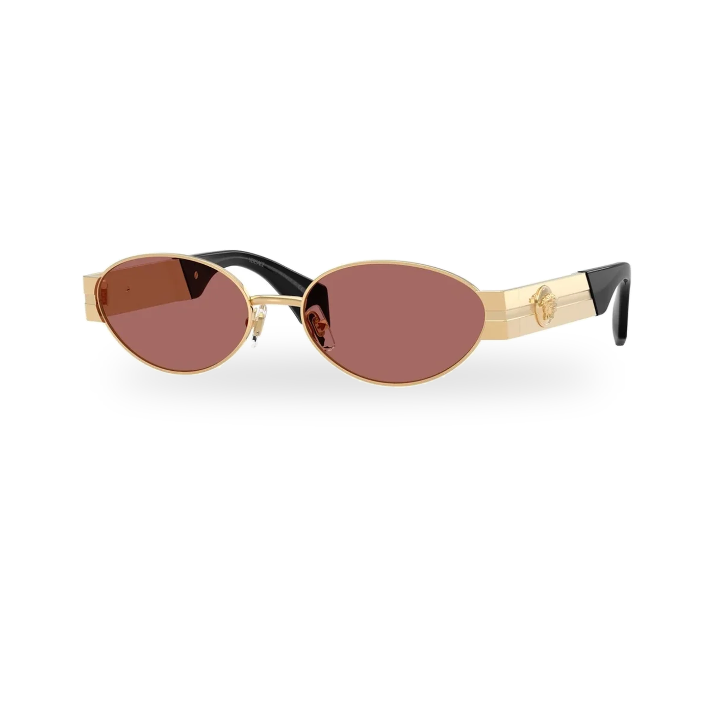 Versace 0VE2301 sunglasses in Gold Versace with Dark violet lenses - transparent product photo with soft shadow
