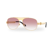 Gold versace / Clear gradient pink
