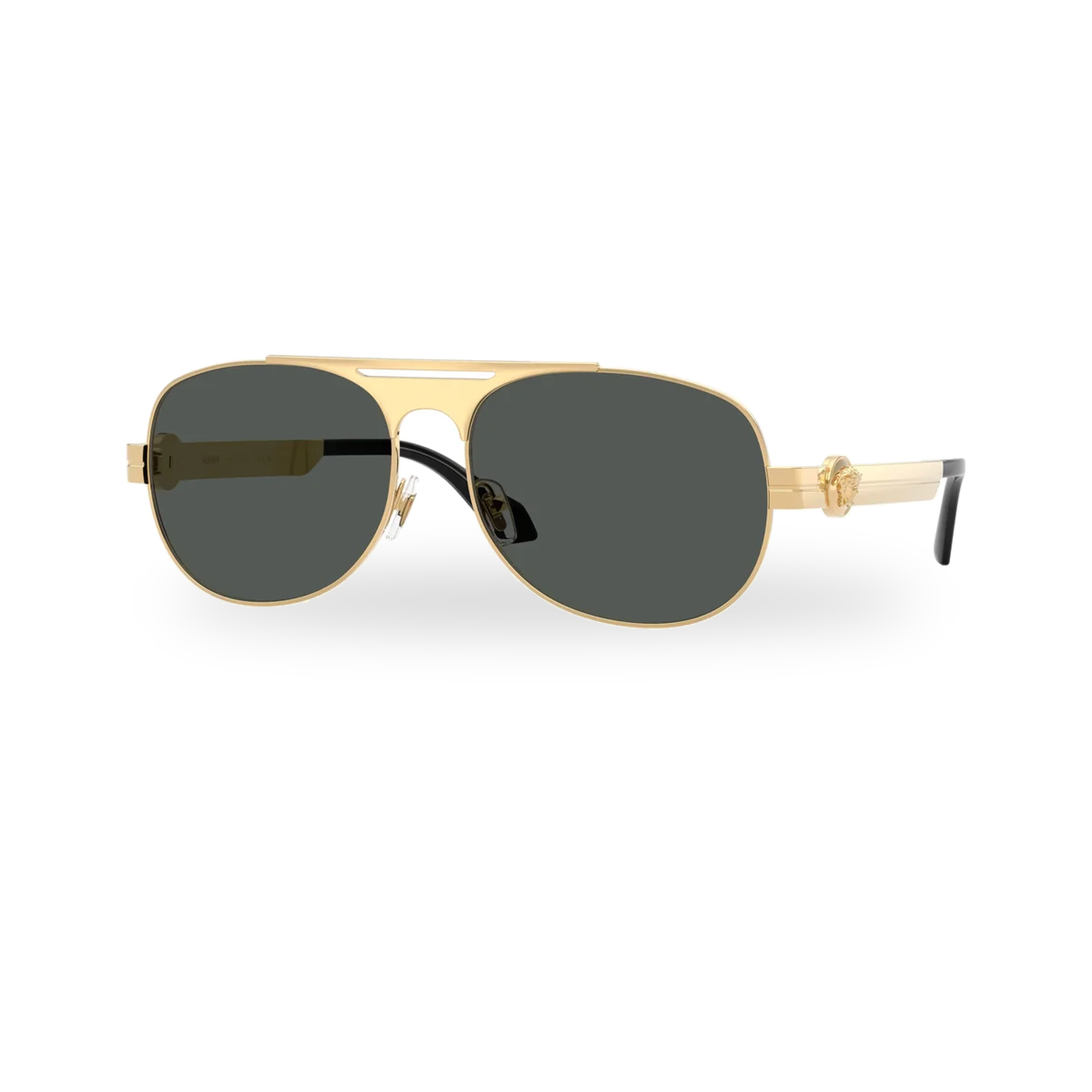 Versace 0VE2302 sunglasses in Gold versace with Dark grey lenses - transparent product photo with soft shadow