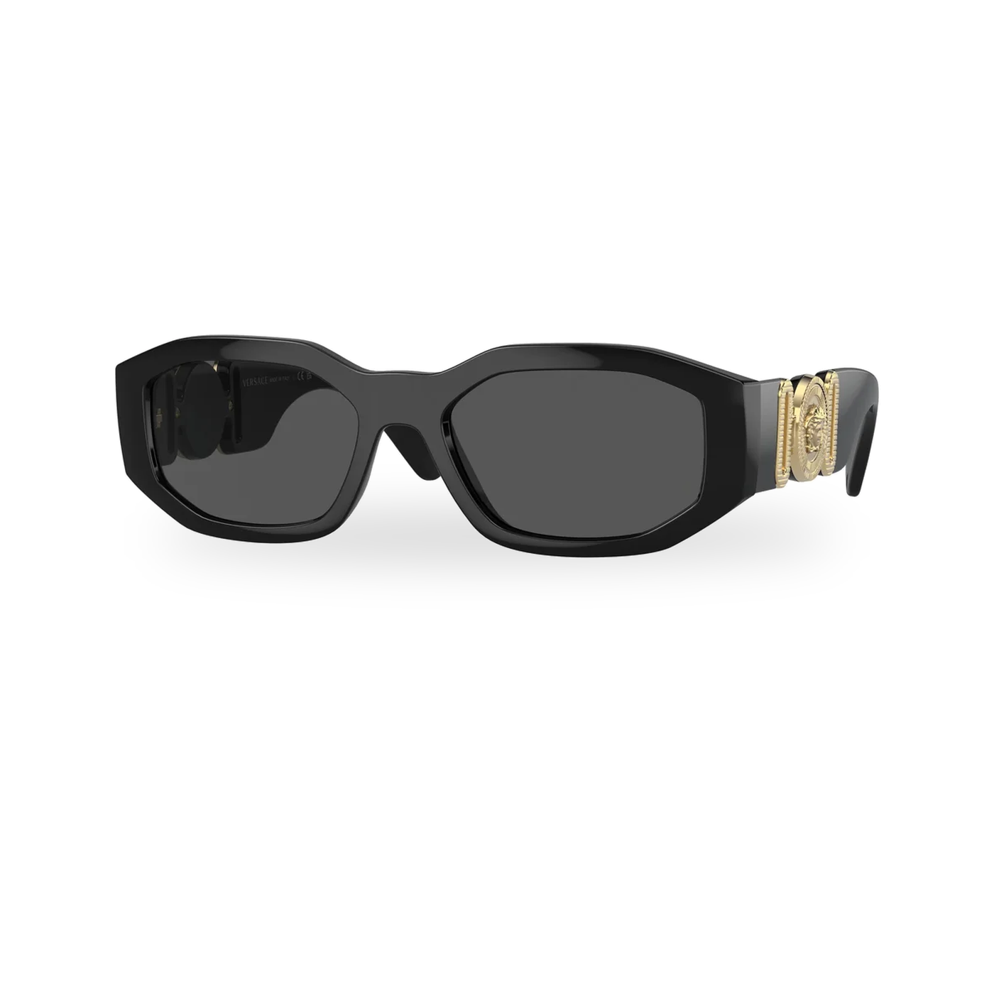 Versace 0VE4361 sunglasses in Black with Dark grey lenses - transparent product photo with soft shadow
