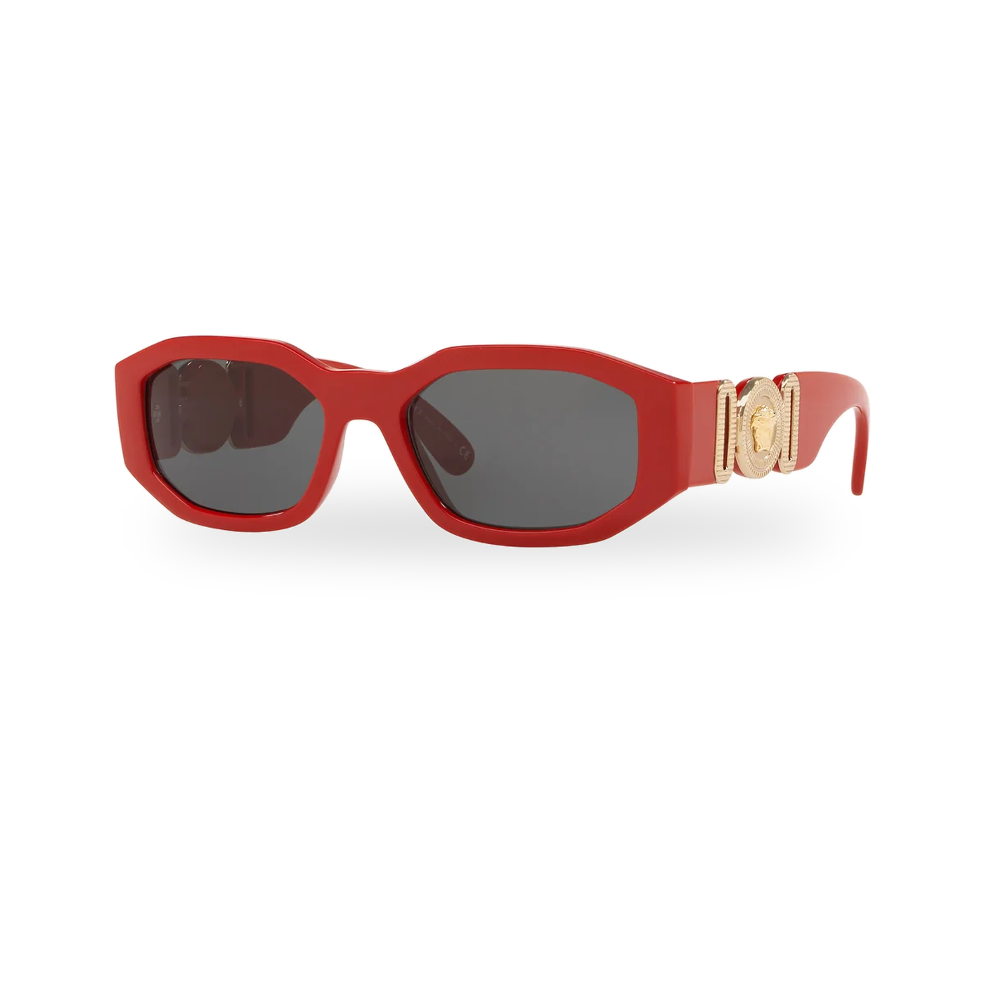 Versace 0VE4361 sunglasses in Red with Dark grey lenses - transparent product photo with soft shadow