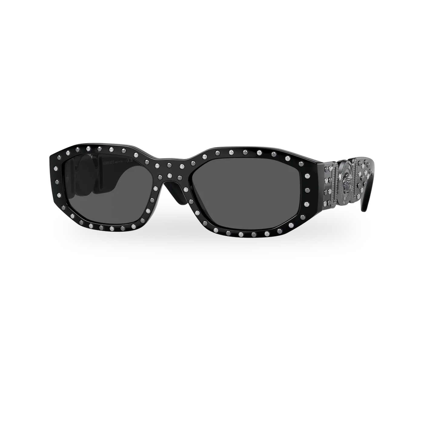 Versace 0VE4361 sunglasses in Black with Dark grey lenses - transparent product photo with soft shadow