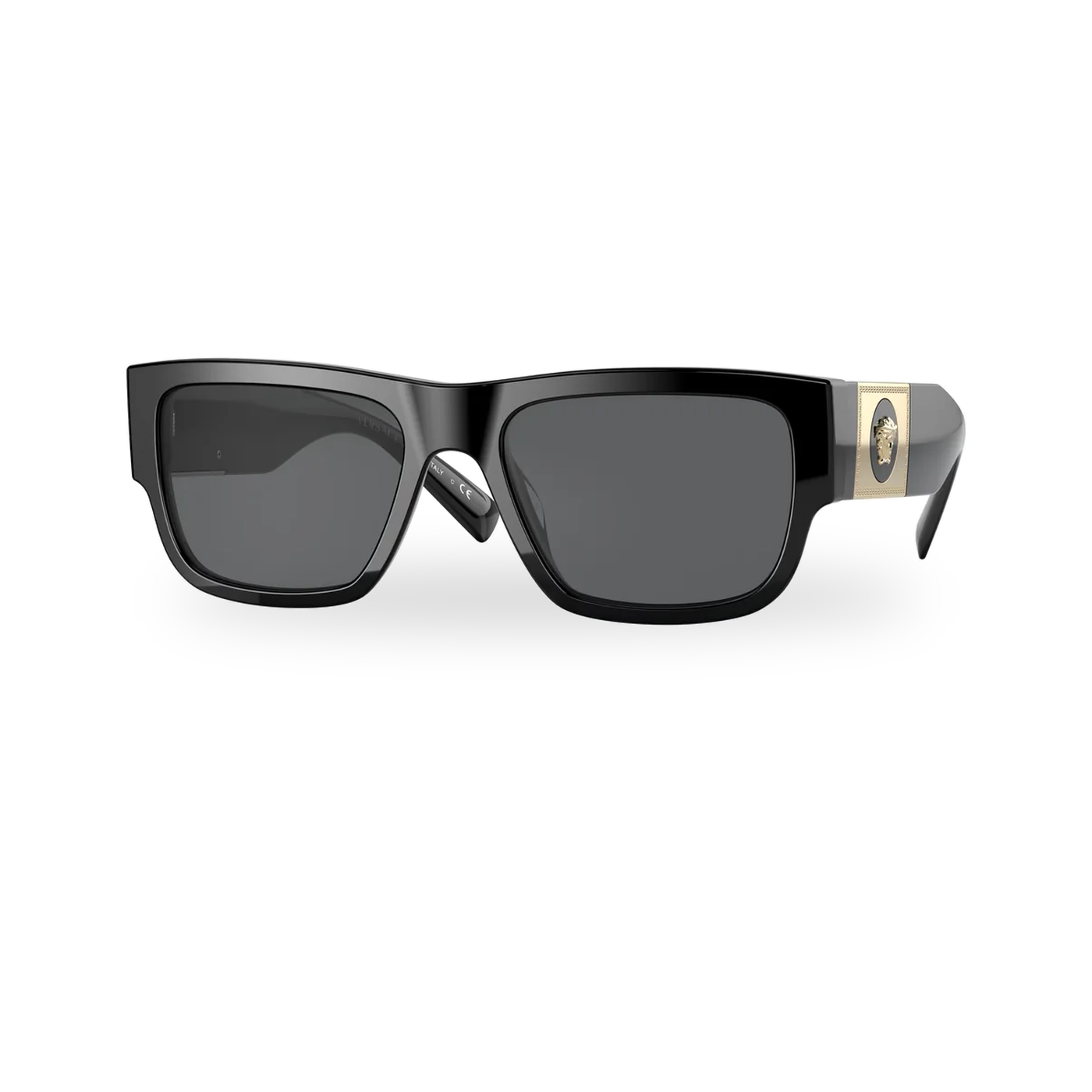 Versace 0VE4406 sunglasses in Black with Dark grey lenses - transparent product photo with soft shadow