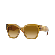 Transparent honey / Light yellow gradient ochre