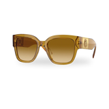 Transparent honey / Light yellow gradient ochre