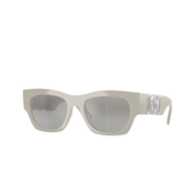 Grey / Grey mirror gradient silver