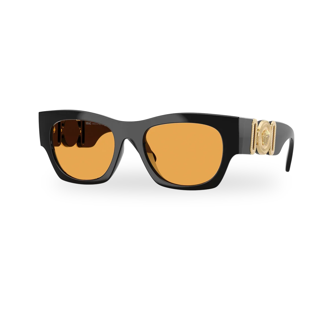 Versace 0VE4479U sunglasses in Black with Orange lenses - transparent product photo with soft shadow
