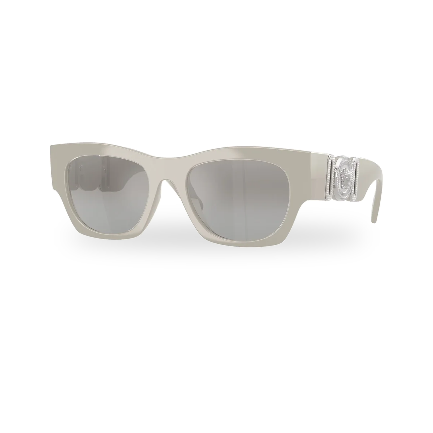 Versace 0VE4479U sunglasses in Grey with Grey mirror gradient silver lenses - transparent product photo with soft shadow