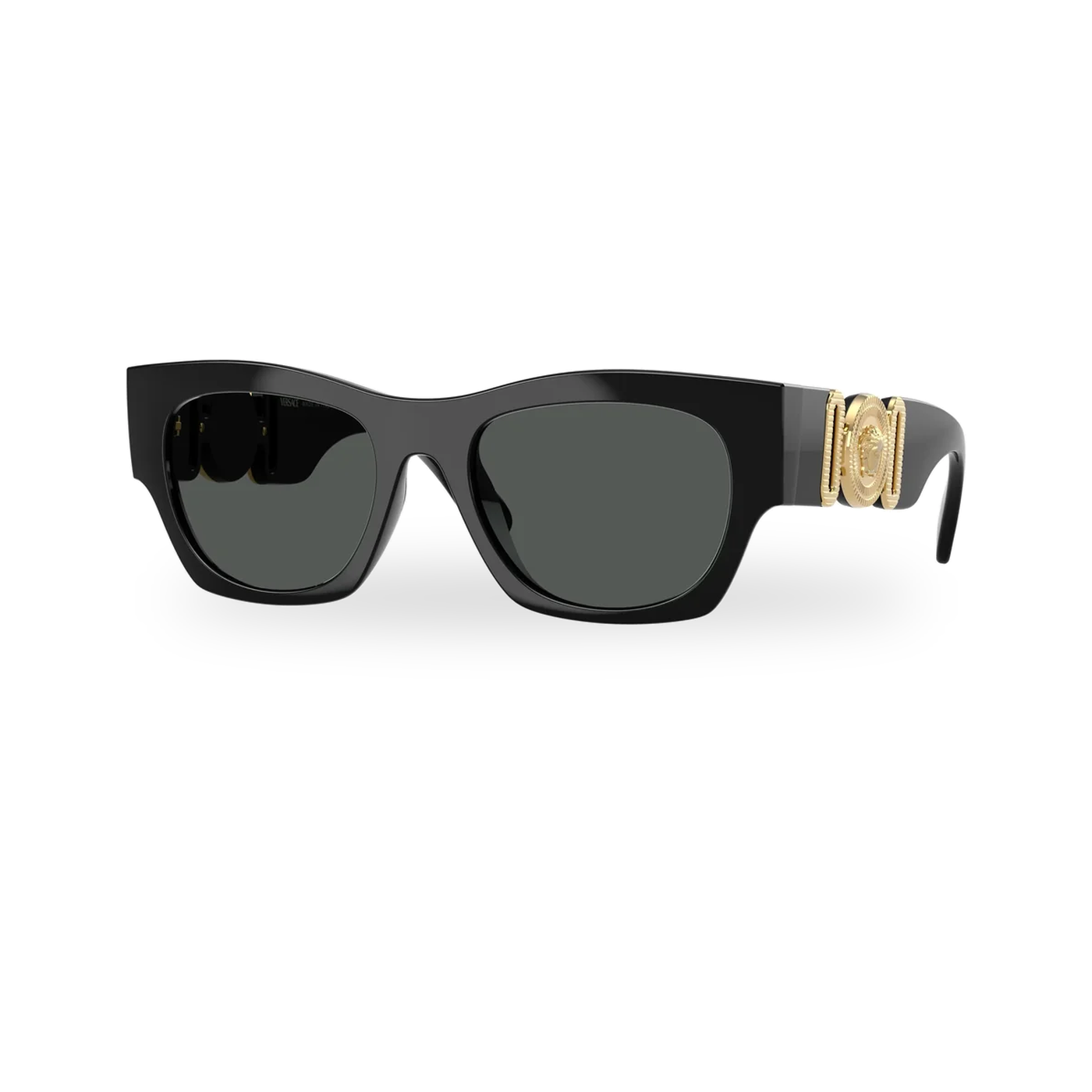 Versace 0VE4479U sunglasses in Black with Dark grey lenses - transparent product photo with soft shadow