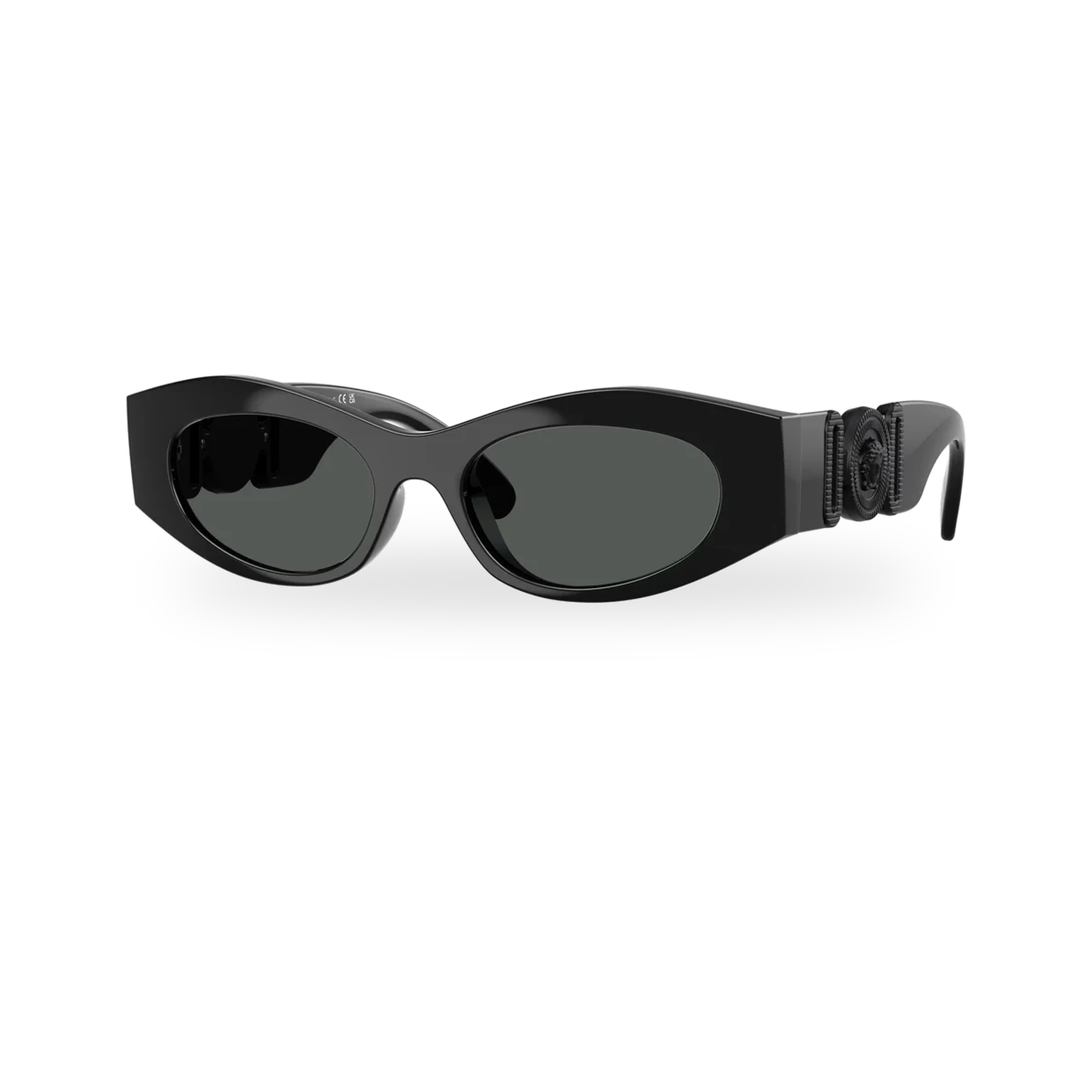 Versace 0VE4480U sunglasses in Black with Dark grey lenses - transparent product photo with soft shadow