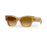 Transparent honey / Yellow gradient light brown