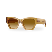 Transparent honey / Yellow gradient light brown
