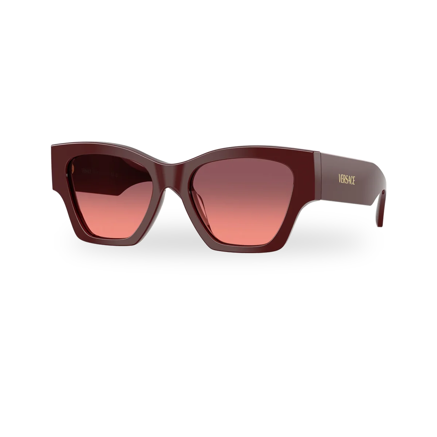 Versace 0VE4492U sunglasses in Burgundy with Pink gradient violet lenses - transparent product photo with soft shadow