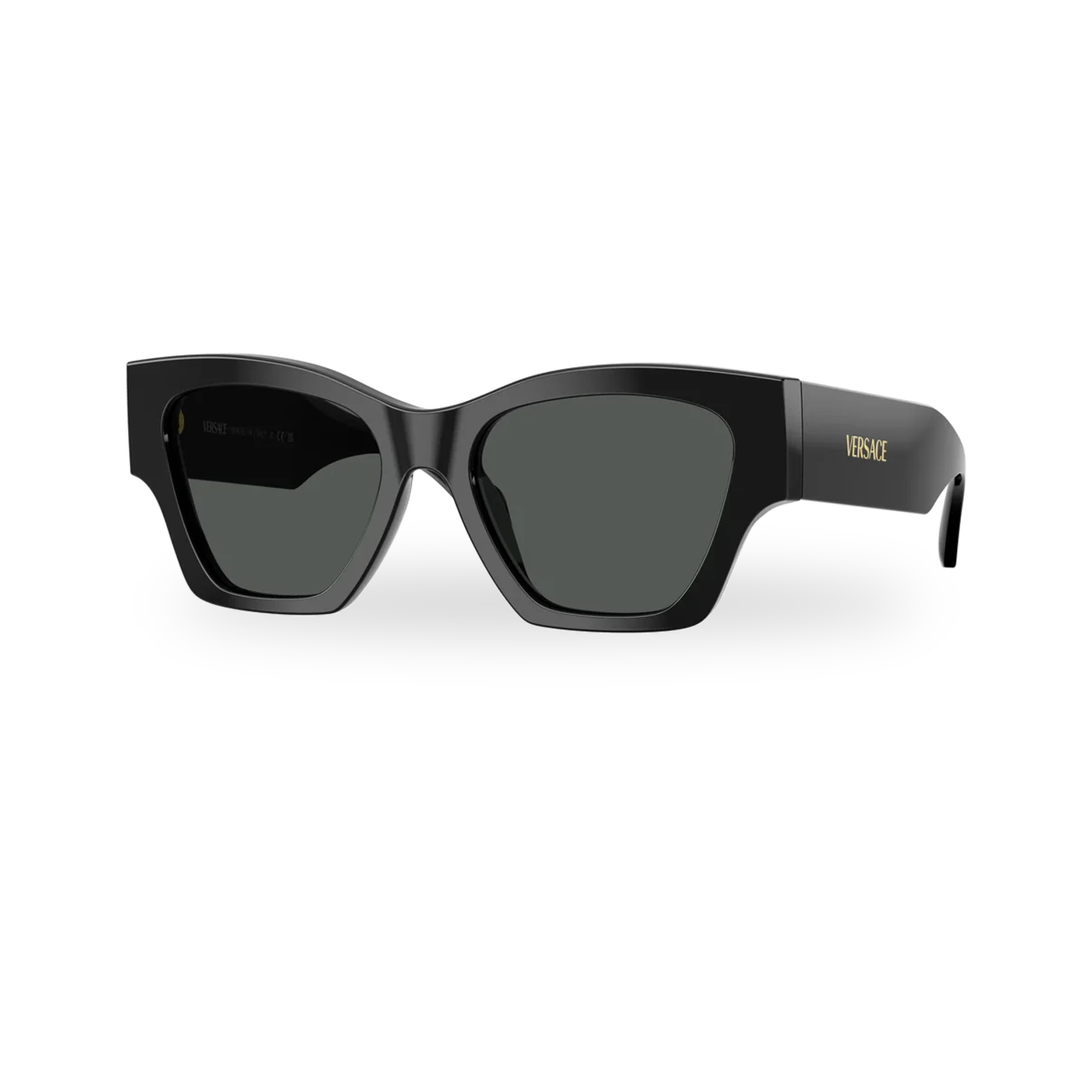 Versace 0VE4492U sunglasses in Black with Dark grey lenses - transparent product photo with soft shadow