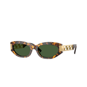 Brown tortoise / Dark green