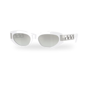 White / Grey mirror gradient silver