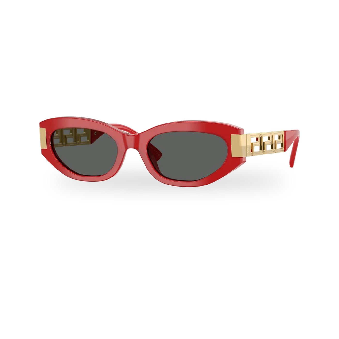 Versace 0VE4501 sunglasses in Full red with Dark grey lenses - transparent product photo with soft shadow